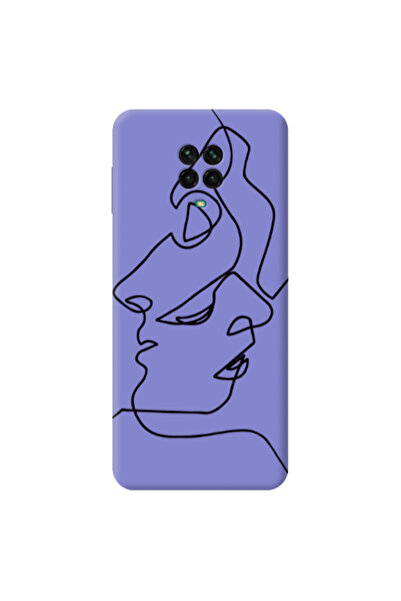 Other Xiaomi Redmi Note 9 Pro intertwined Purple Colored Silicone TPU Θήκη