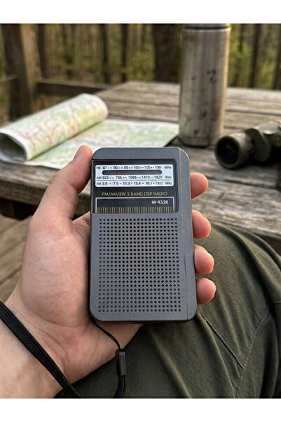 Dexxony Şarjlı Cep Radyosu FM AM SW 3 Bant DSP Çipli Deprem Çantası İçin Küçü...