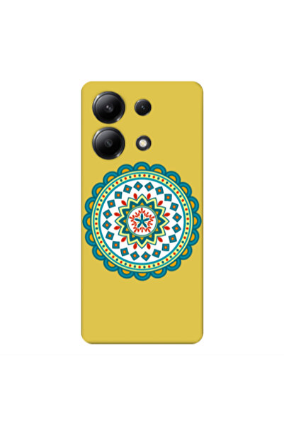 Other Xiaomi Redmi Note 13 4G Mandala D11 Yellow Colored Silicone TPU Θήκη