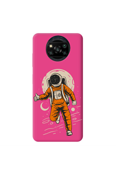 Other Xiaomi Poco X3 /X3 Pro Hitchhike Fuchsia Colored Silicone TPU Θήκη