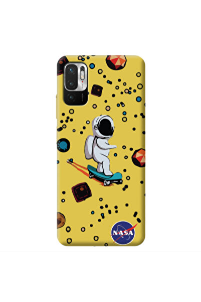 Other Xiaomi Redmi Note 10 Pro 5G Astronaut with skateboard Yellow Colored Si...