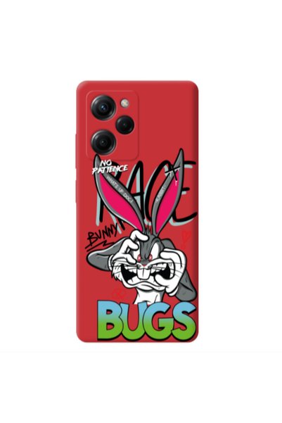 Other Xiaomi Poco X5 Pro No Patience Red Colored Silicone TPU Θήκη