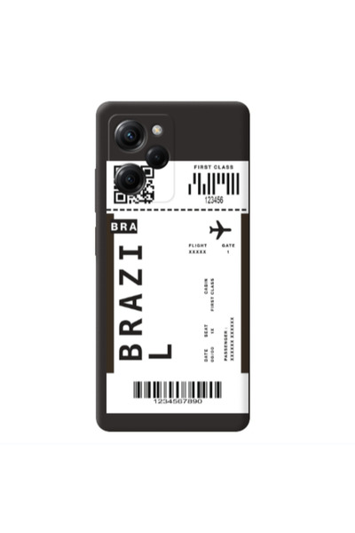 Other Xiaomi Poco X5 Pro Brazil BRA Black Colored Silicone TPU Θήκη