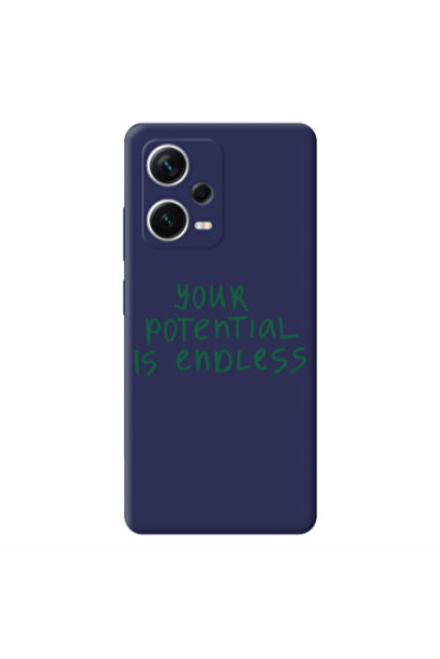 Other Xiaomi Poco X5 Your potential is endless Dark blue Colored Silicone TPU...