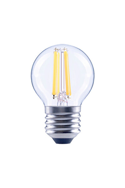 OEM Bec LED variabil Flair E27 5,5W 806 lumeni, glob clar G45, lumină caldă