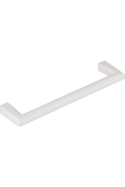 OEM Mâner pentru mobilă distanță perforații 128mm, aluminiu mat alb