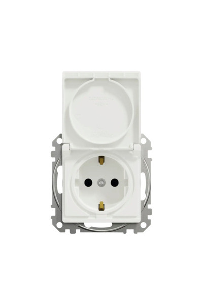 OEM Priză 2P+E simplă Schneider Sedna Design, capac de protecție, obturatoare...