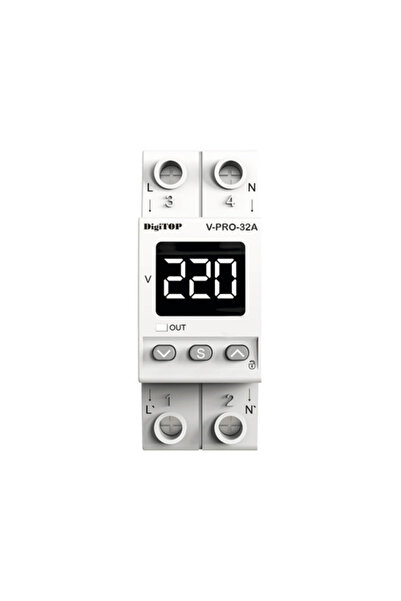OEM Releu digital de protecție tensiune DigiTOP V-Pro 32A monofazic, pentru t...