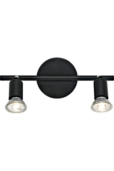 OEM Spoturi aplicate GU10 max. 2x7W, negru mat
