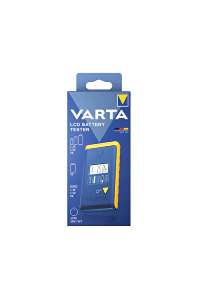 OEM Varta LCD Universal Ελεγκτής Μπαταριών Κίτρινο/Μπλε