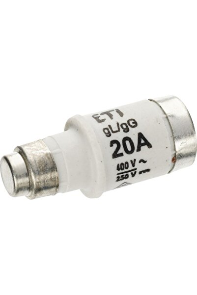 OEM Siguranțe fuzibile D02 din ceramică ETI 20A, pachet 3 bucăți