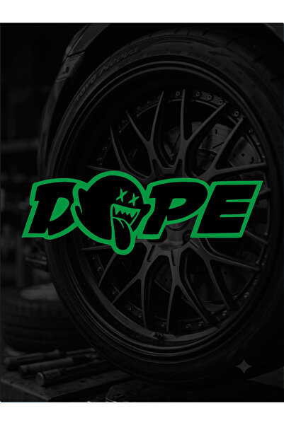 Yalıgraf Reklam Tabela Dope Ghost Sticker Motorcycle Sticker Helmet Sticker A...