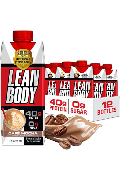 Labrada Lean Body Rtd Café Mocha Protein Shake 17 Fl Oz (500 Ml) - Pack Of 12