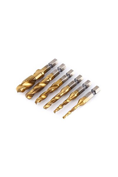 DMAX ÇOK AMAÇLI MATKAP UÇLU DELME VE DİŞ AÇMA KILAVUZ SETİ 3-4-5-6-8-10 MM DM...