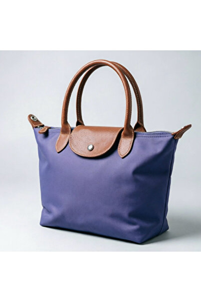 Bleco Color Block Nylon Lightweight Handheld Dumpling Tote Bag