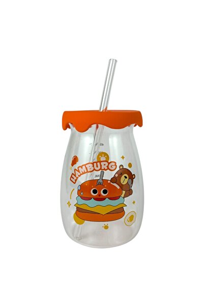 Rodi Cană de Băut Sticlă Portocaliu 250 ml