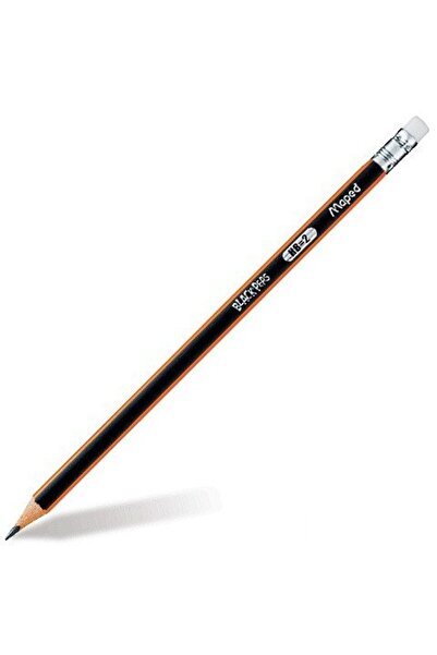 Maped Μολύβι Blackpens με Γόμα Hb2 (851759 7)