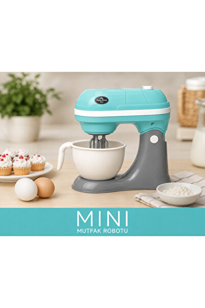 merytoys Mini Mutfak Robotu Mikser Oyuncağı | Döner Karıştırıcılı | Eğitici R...