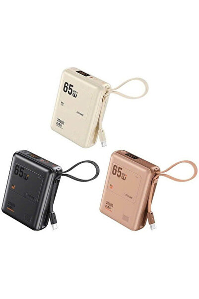 WK WP-117 Power Bank 20000mAh 65W με Θύρα USB-C Power Delivery Ροζ