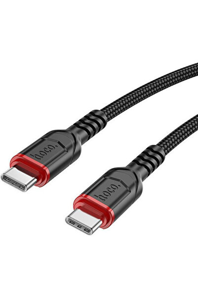 hoco. Hoco Καλώδιο USB 2.0 USB-C Αρσενικό - USB-C 60W PD Μαύρο 3μ 298670