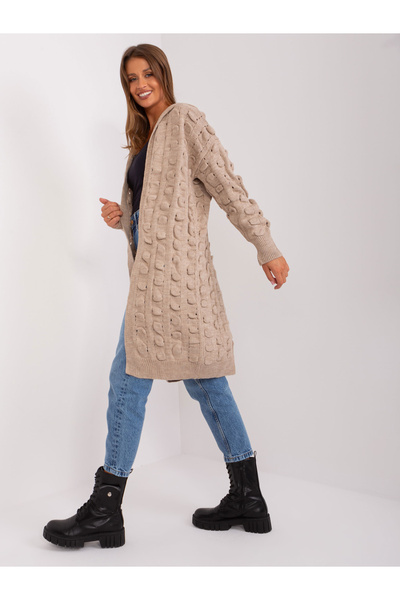 Factory Price Cardigan Dama Bej