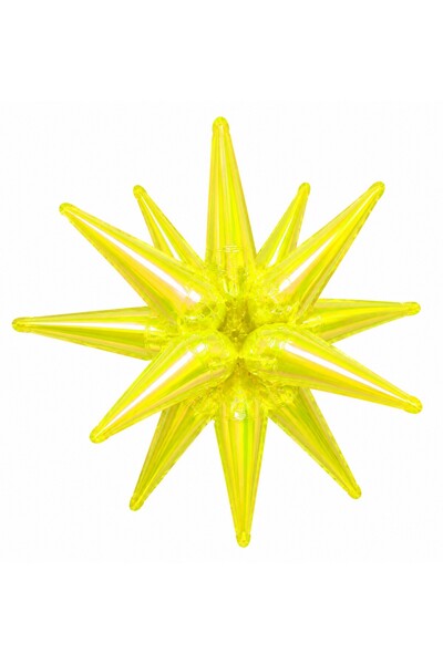 Bkmc 22 Inch Holographic 3D Pole Star Foil Balloon Neon (Color) Party Decorat...