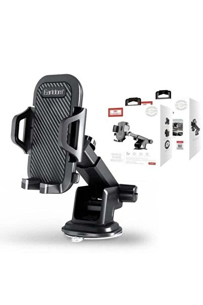 Earldom Suction Cup 360° Rotating Universal Car Holder – Adjustable Windshiel...
