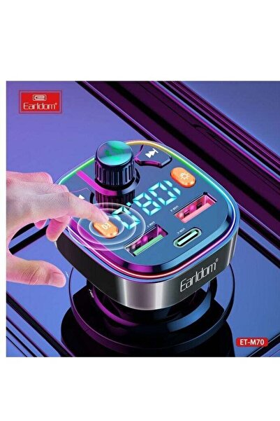 Earldom M70 Auto Radio Mp3 Player Music Adapter Dual USB Car Charger
