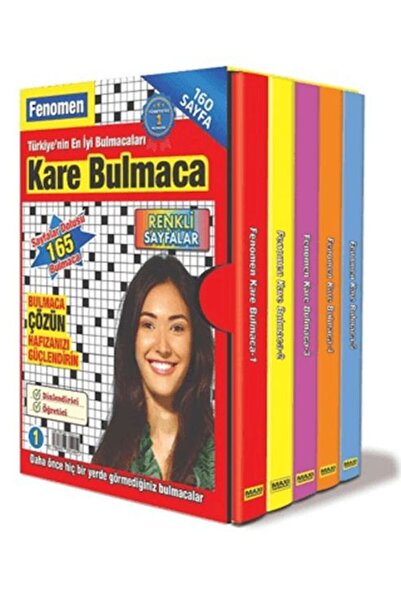 Fenomen Kare Bulmaca Seti (5 Kitap)