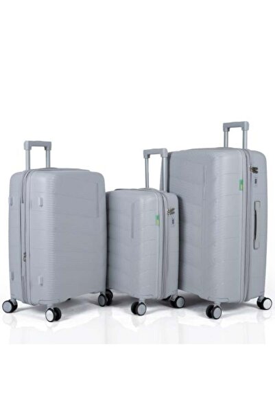 Generic 3-Piece Anti-Breakage Suitcase Set 28/24/20 Inch Strong Pp Material P...