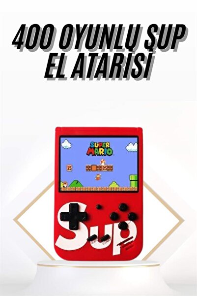 ZERO LAND SHOPHNRL Çocuklara Özel Taşınabilir Sup El Atarisi 400 Oyunlu Nostaljik (165149) Oyun Konsolu