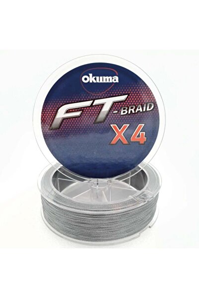 Okuma Ft 4X Braided Line 150 mt Grey Örgü İp