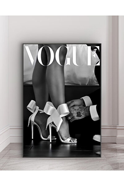 fingerjewerly Vogue Lüks Moda Poster Eklektik Sanat - Tablo Ölçülerinde Çerçe...