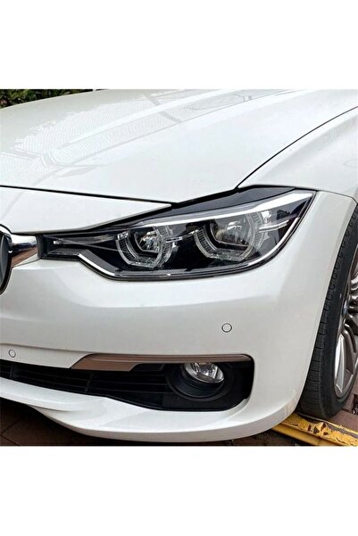 BMW Ornamente faruri / Pleoape faruri Seria 3 F30 F31 – Negru lucios