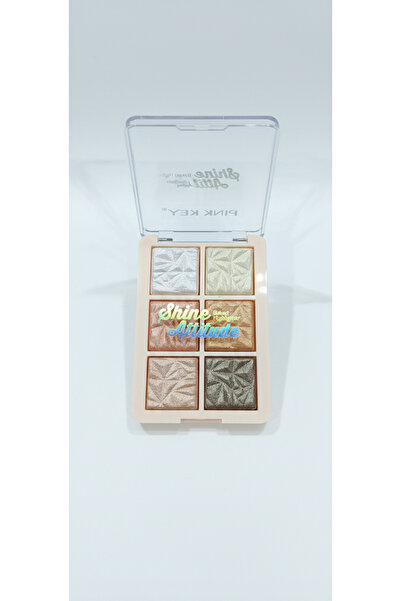 PİNK KEY Pink Ke 6-Color Shine Attitude Baked Highlighter Palette - 02