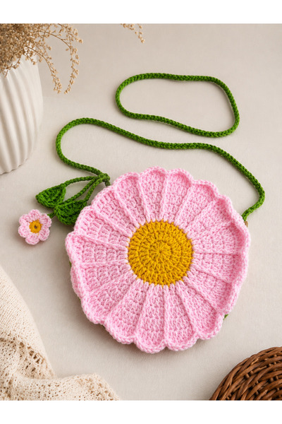 LİA CLİPS CO Handmade Daisy Children's Bag