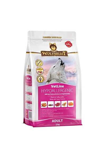 Wolfsblut Dietă veterinară hipoalergenică pentru câini 2 KG |   Cal, Fără cer...