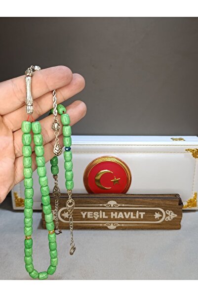 TESPİH KÖŞESİ طقم تسبيح من حجر الهافليت الطبيعي ززا