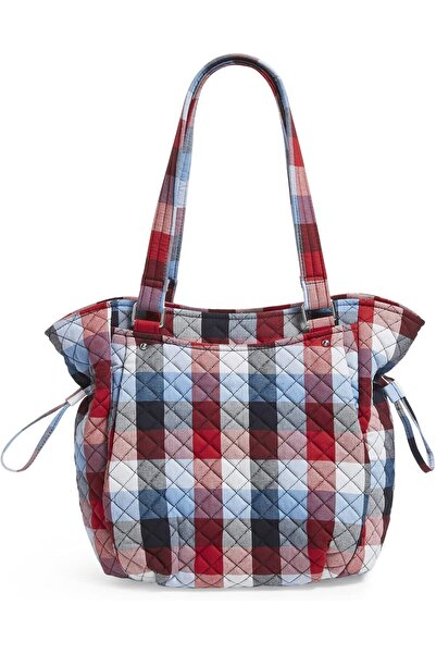 Vera Bradley Iconic Glenna Satchel Bag by Vera Bradley, made of cotton