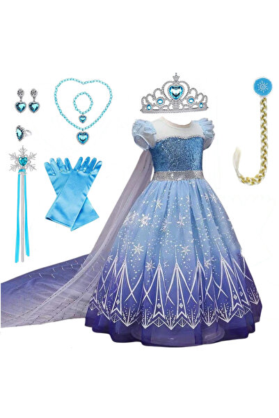 Home Smart Fairytale Princess Costume Dress with Accessories for Girls Tulle ...