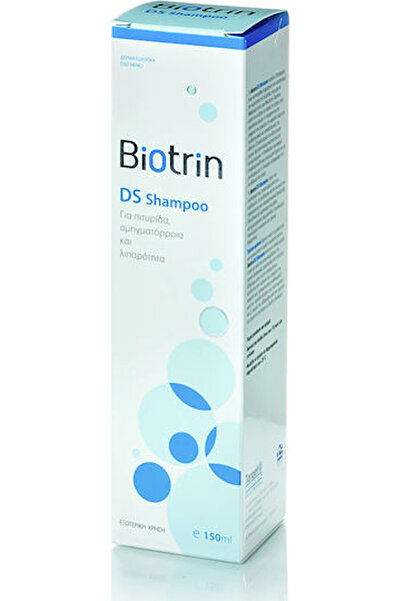 Target Pharma Biotrin DS Αντιπιτυριδικό Σαμπουάν 150ml - Ελέγχει την Λιπαρή Π...