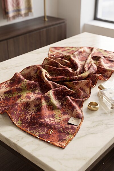 warmed Signature Korean Fabric Sheila Scarf– Premium Pearl & Crystal Collection