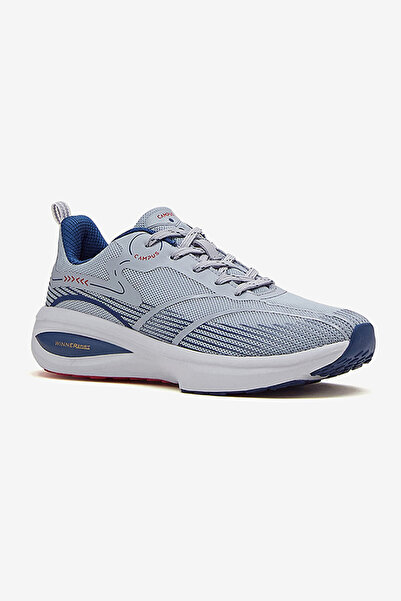 Campus Men GLITCH Memory Foam Lace-Up Running Shoes-Black