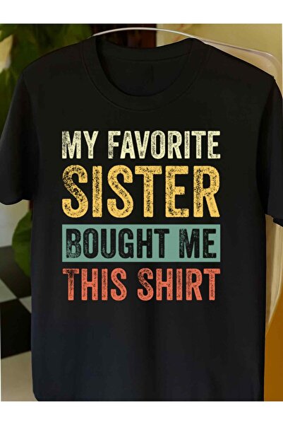 BASEPULSE تي شيرت رجالي مطبوع عليه نص "My Favorite Bought Me This Shirt" - تي...