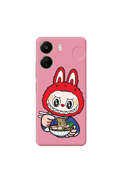 Other Xiaomi Redmi 13C Labubu 1 Pink Colored Silicone TPU Θήκη