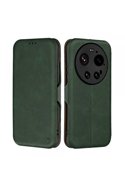 Techsuit Husa pentru Xiaomi 17 Ultra, Techsuit, Safe Wallet Plus, Verde