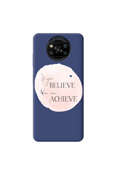 Other Xiaomi Poco X3 /X3 Pro If You Believe Dark blue Colored Silicone TPU Θήκη
