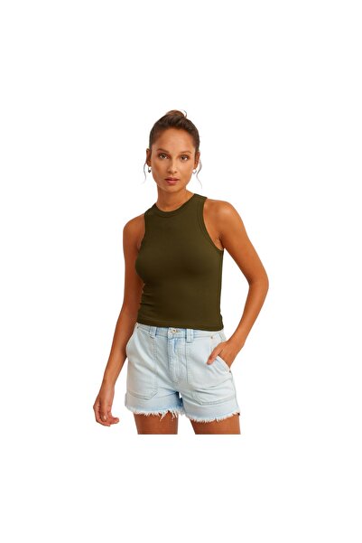 la & vetta Women's Ribbed Sleeveless Top – Casual Essential