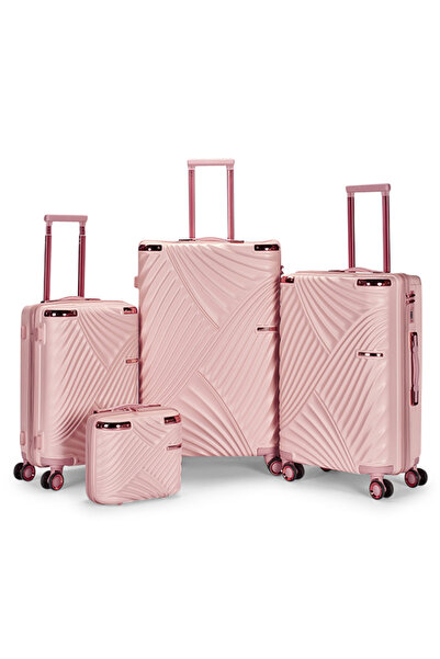 LİMRA Luxury 4-Piece Trolley Luggage Set with Modern Design and Durable Mater...