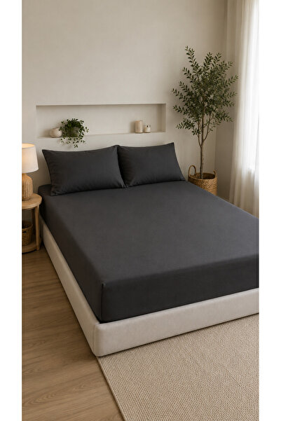 Pamuva Double Elastic Sheet Set with 2 Pillowcases 50X70 |   160X200+30 |   1...